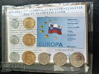 Slovenia - sealed set of last pre-euro coins UNC