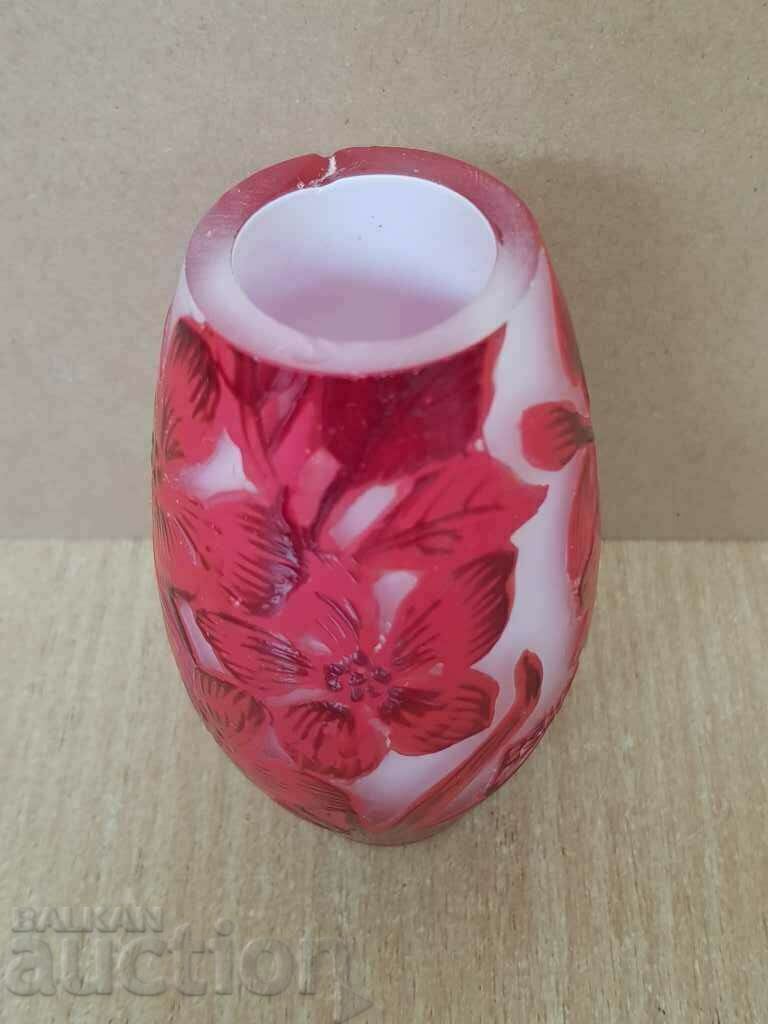 Beautiful vase NANCY DAUM NANCY secession red replica - 5