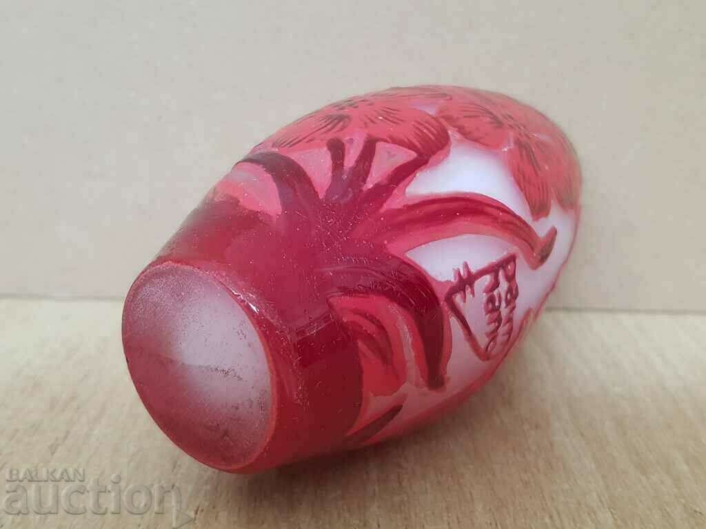 Beautiful vase NANCY DAUM NANCY secession red replica - 6
