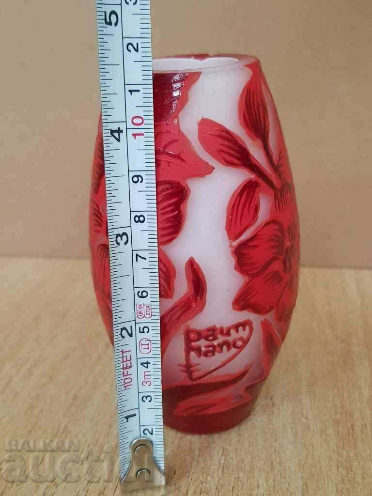 Beautiful vase NANCY DAUM NANCY secession red replica - 7