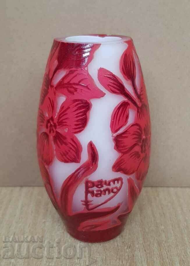 Beautiful vase NANCY DAUM NANCY secession red replica