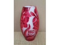 Beautiful vase NANCY DAUM NANCY secession red replica