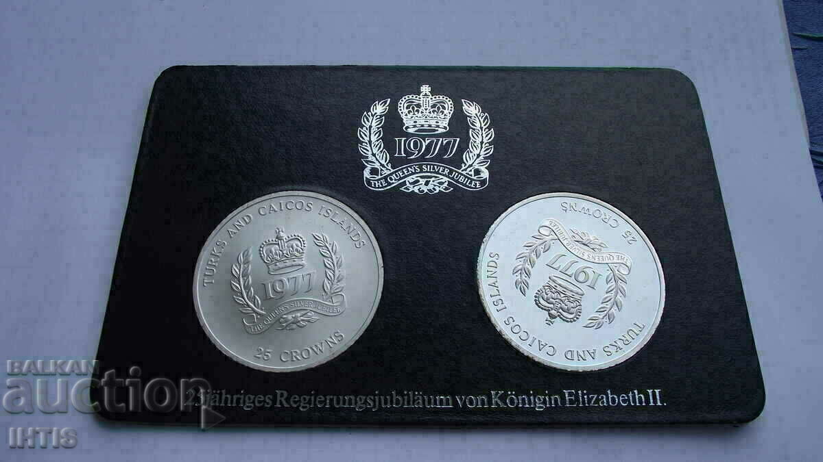 COINS-25th Jubilee Year of Elizabeth II-/silver/-