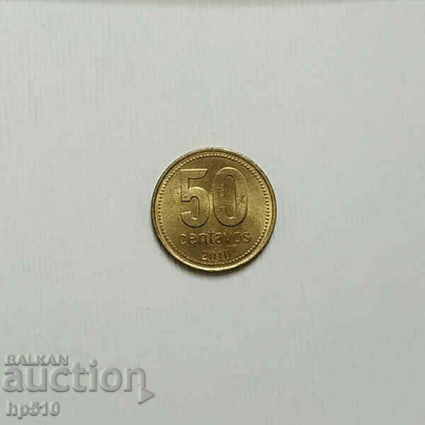 Αργεντινή 50 Σεντάβος 2010 / Αργεντινή 50 Σεντάβος 2010 με τιμή 1.60 BGN | € 0.82 Αργεντινή 50 Σεντάβος 2010 / Αργεντινή 50 Σεντάβος 2010 με τιμή 1.60 BGN | € 0.82