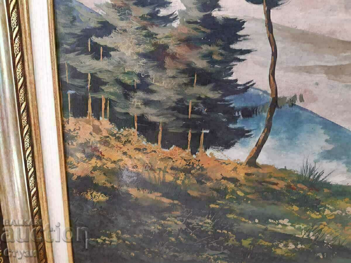 Delivery of Painting-Angel Ninov (1927-2017), oil, 44.5x59.5 cm, certificate