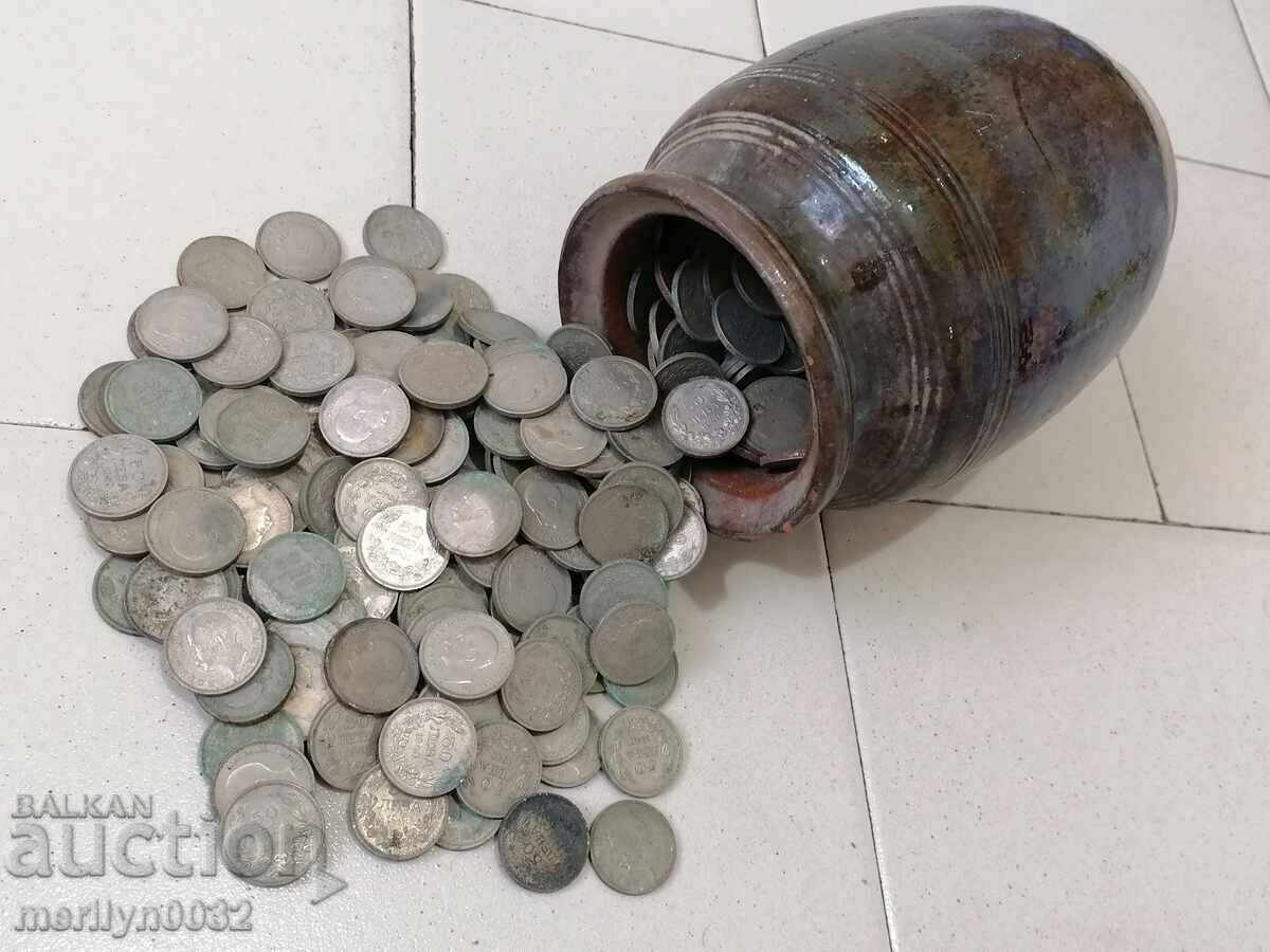 Coins 50 BGN 1940/43 Kingdom of Bulgaria FIND - 7 Coins 50 BGN 1940/43 Kingdom of Bulgaria FIND - 7