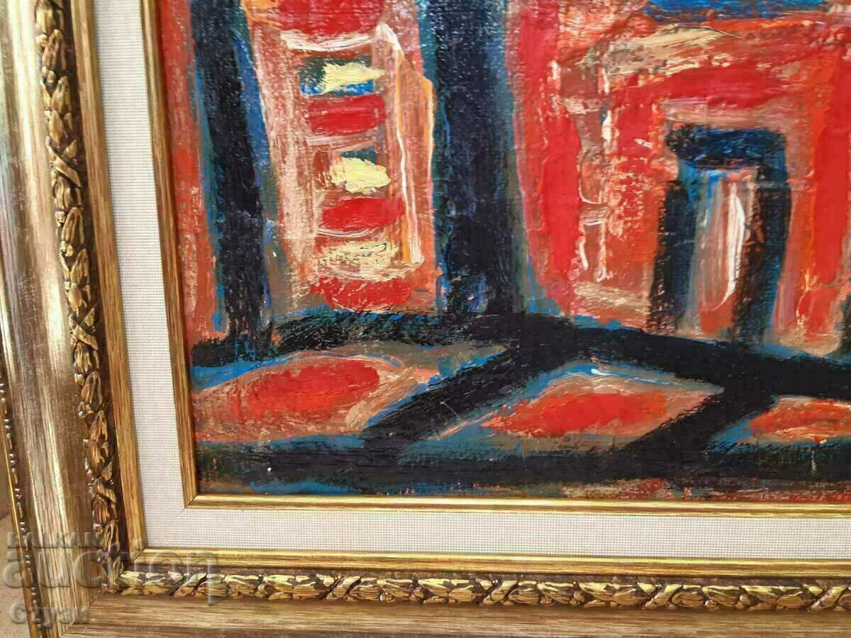 Ένας παλιός πίνακας σε στυλ Genko Genkov, λάδι σε καμβά, 52 x 70 cm - 6 Ένας παλιός πίνακας σε στυλ Genko Genkov, λάδι σε καμβά, 52 x 70 cm - 6