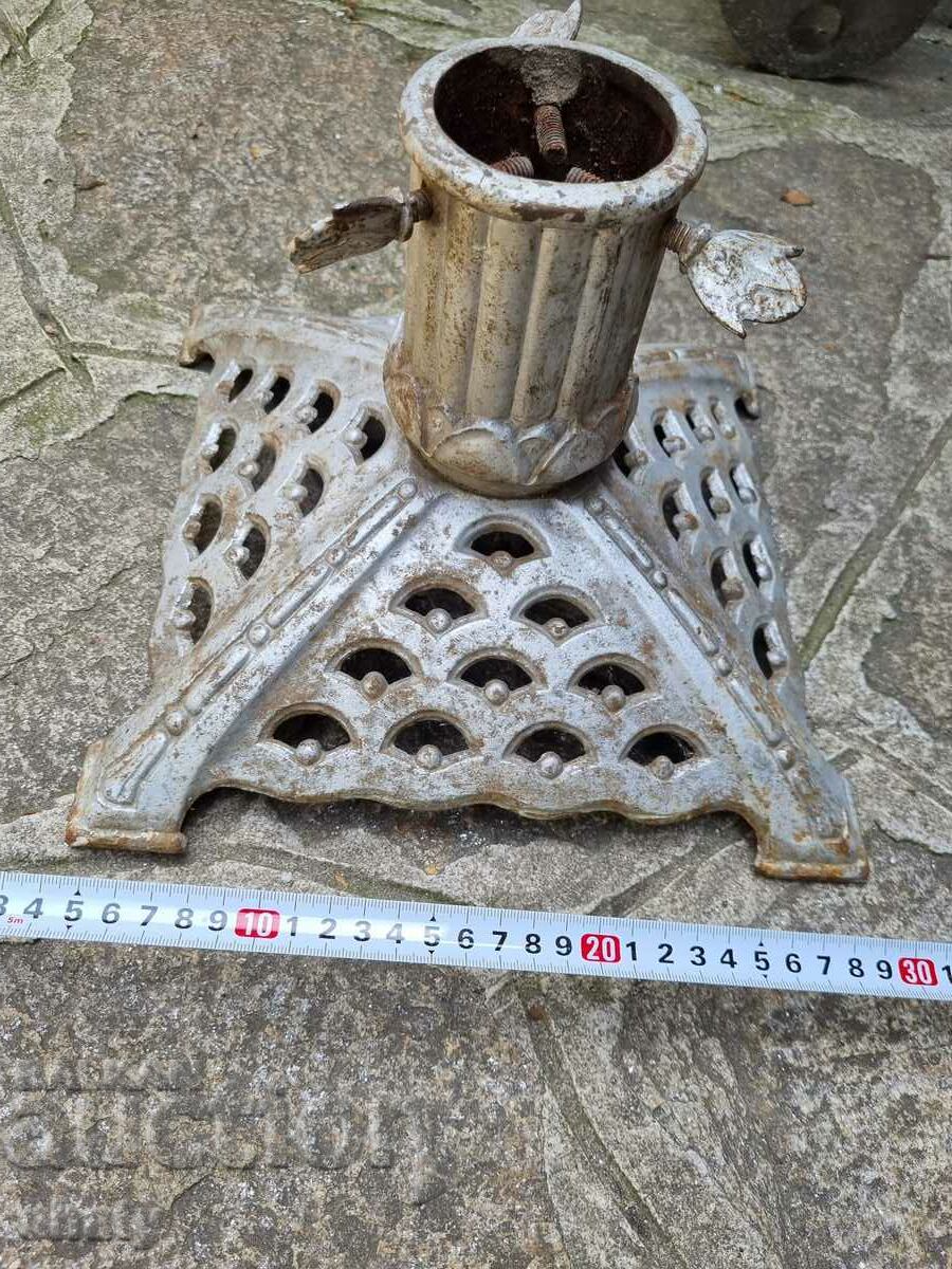 Old cast iron Christmas tree stand with price 55.00 BGN | € 28.12