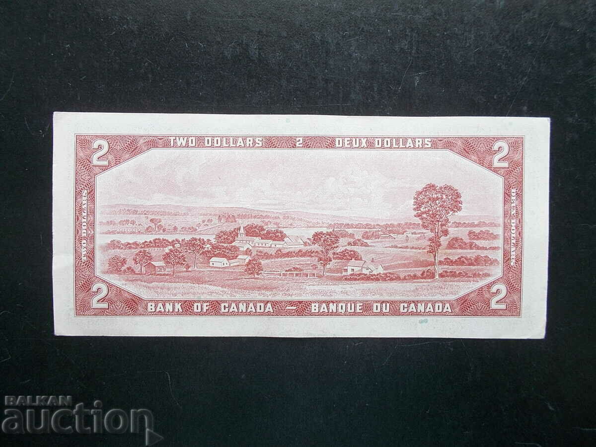 CANADA , 2 $ , 1954 , AU with price 24.29 BGN | € 12.42 CANADA , 2 $ , 1954 , AU with price 24.29 BGN | € 12.42