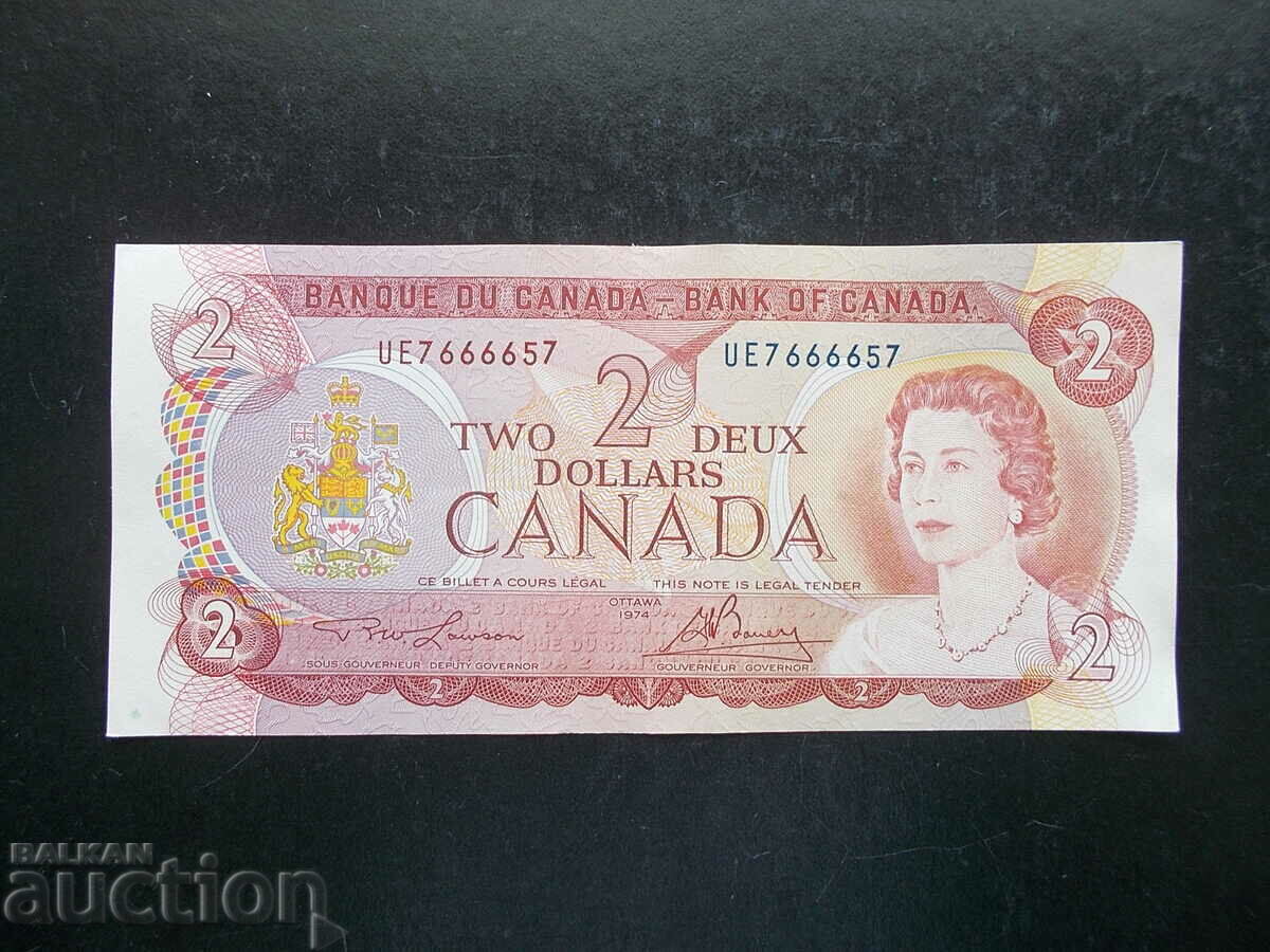 CANADA, $2, 1974, AU