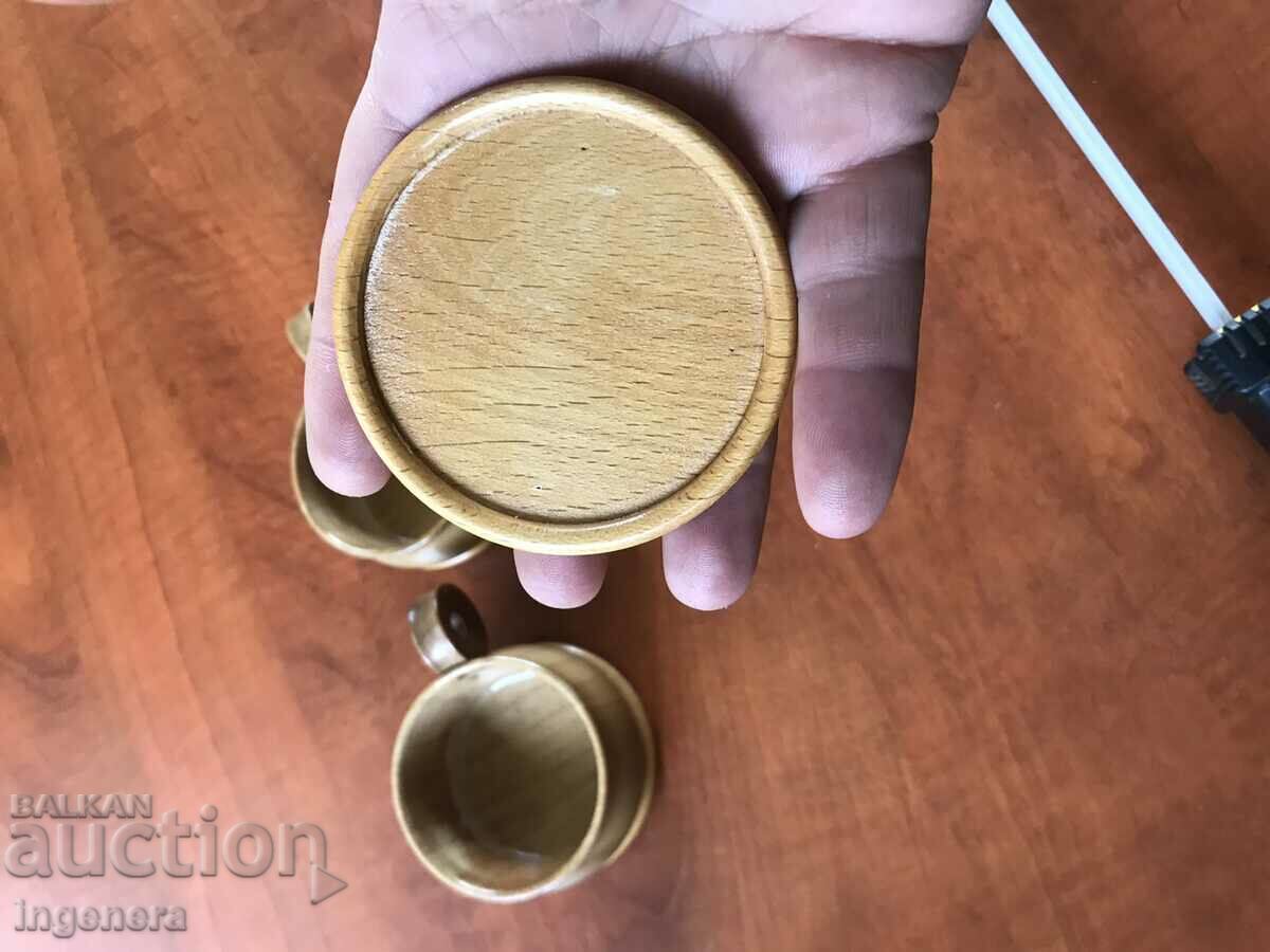 WOODEN MOUNTED GLASS FINE WORKMANSHIP PLASTIC - 6