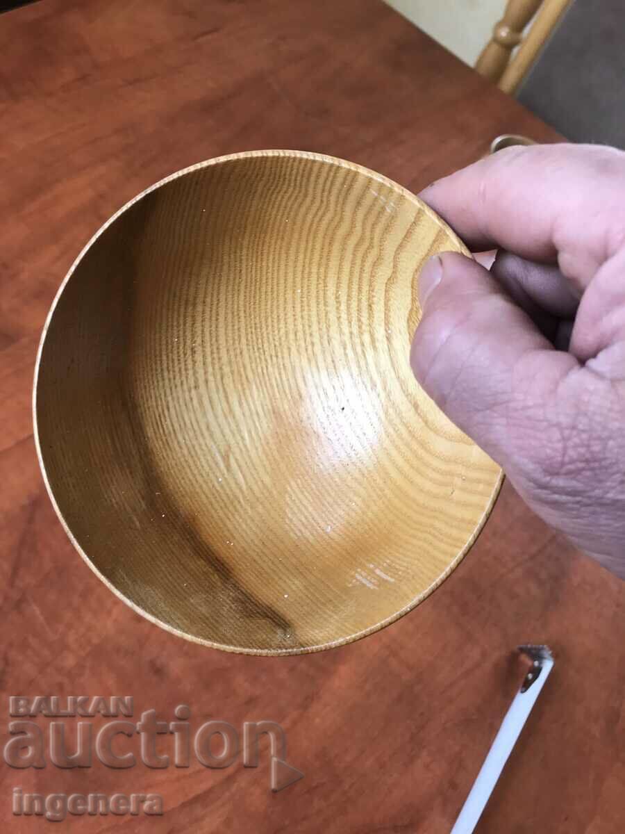 BOWL WOOD TURNED FINE EXECUTION - 7