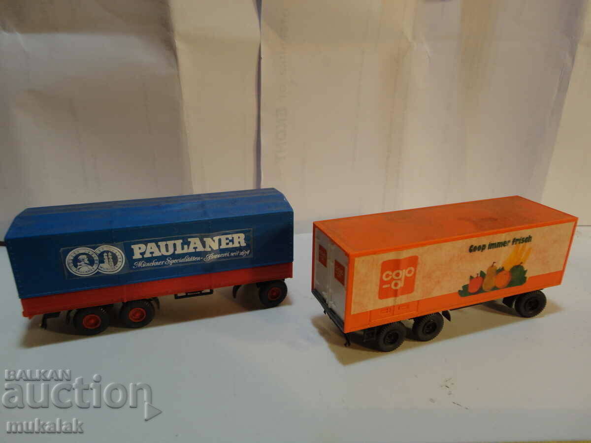 Auction WIKING?HERPA?PREISER?KIBRI? HO 1/87 TRUCK 2 PCS. TRAILER Auction WIKING?HERPA?PREISER?KIBRI? HO 1/87 TRUCK 2 PCS. TRAILER