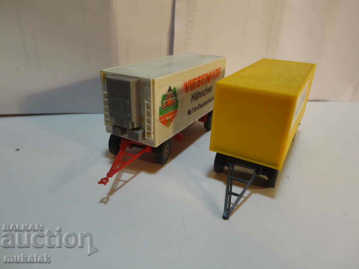 WIKING?HERPA?PREISER?KIBRI? HO 1/87 TRUCK 2 PCS. TRAILER with price 10.00 BGN | € 5.11 WIKING?HERPA?PREISER?KIBRI? HO 1/87 TRUCK 2 PCS. TRAILER with price 10.00 BGN | € 5.11