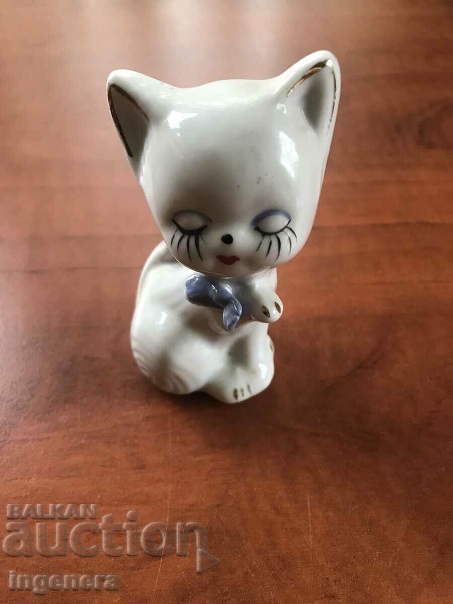 PORCELAIN FIGURE STATUETTE KITTEN CAT with price 16.00 BGN | € 8.18