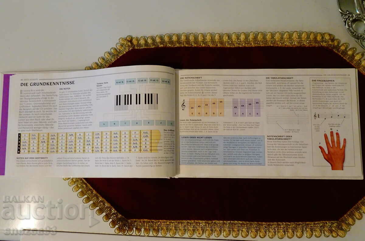 Guitar tutorial, chords, CD. with price 12.00 BGN | € 6.14