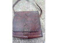 An old leather bag