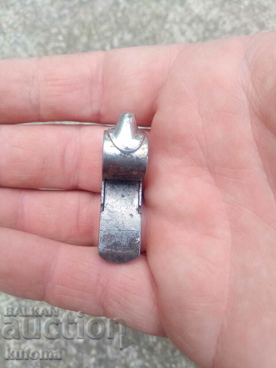Auction An old metal whistle Auction An old metal whistle