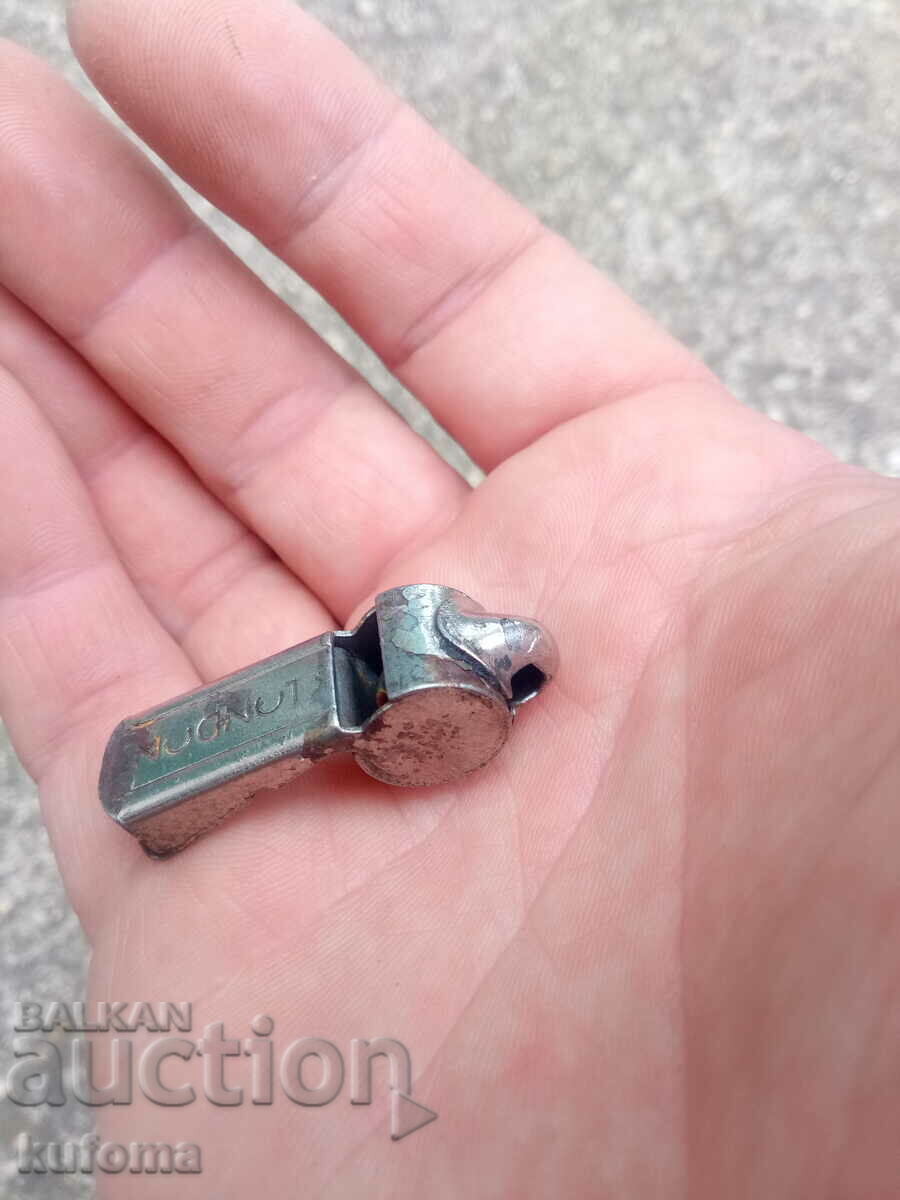 Delivery of An old metal whistle Delivery of An old metal whistle