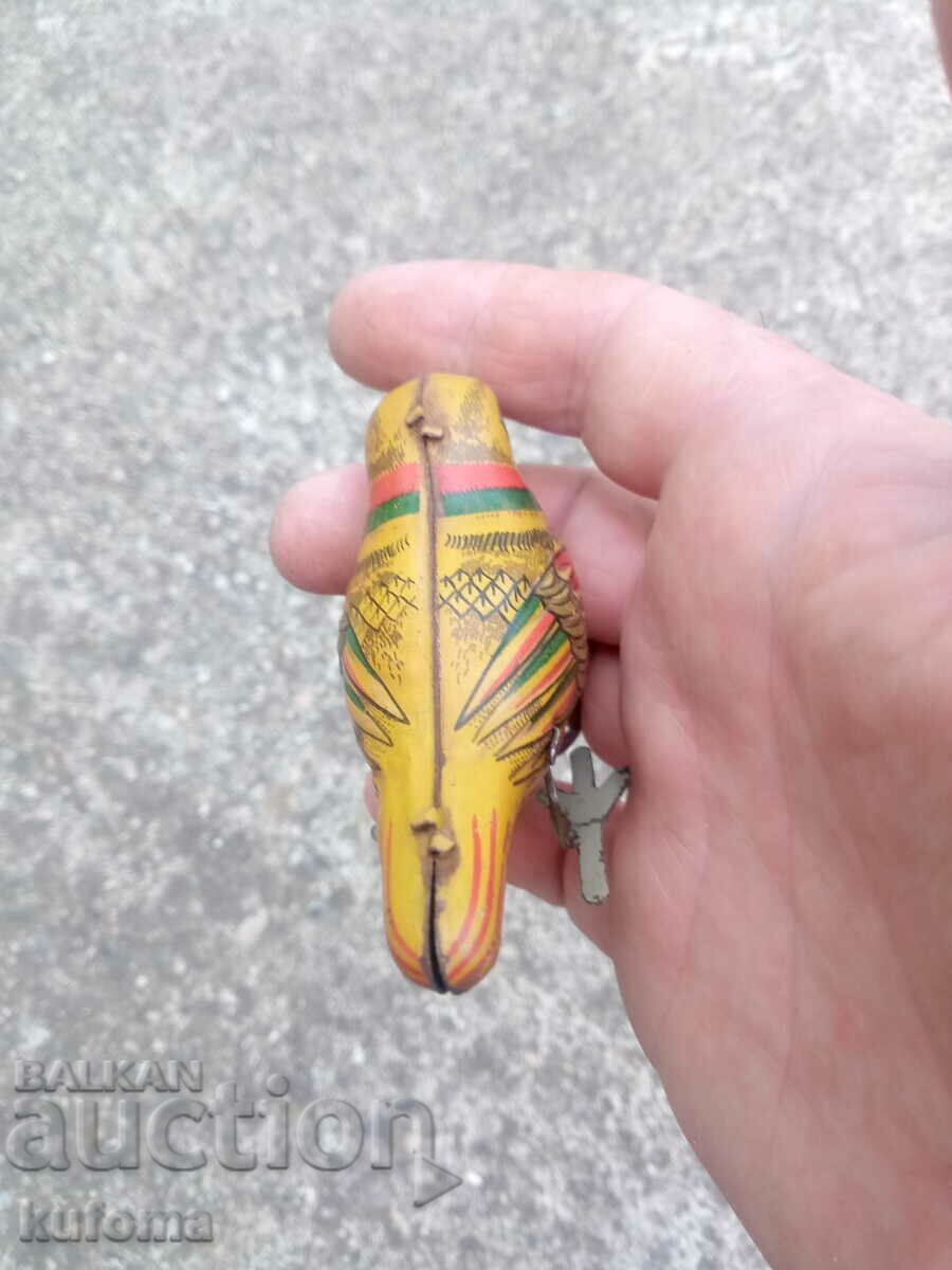 Old mechanical tin toy with key - 5 Old mechanical tin toy with key - 5