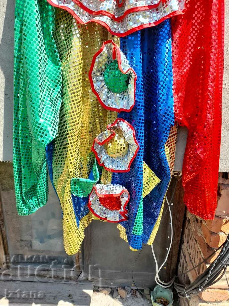 Auction  Old carnival, clown outfit