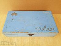 Rare Bulgarian wooden box Queen Joan of Savoy