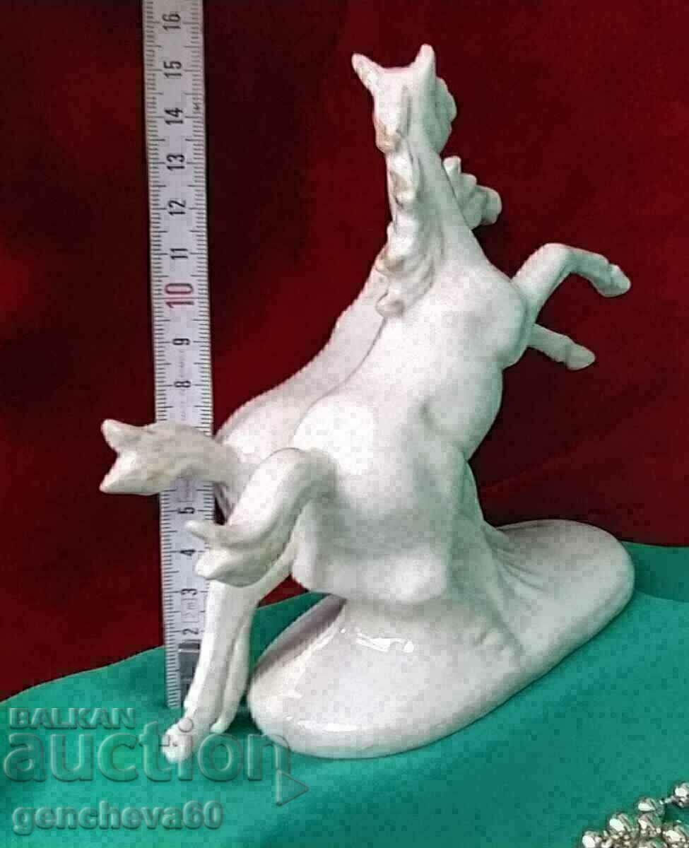 Delivery of Porcelain sculpture of "Wild Horses"