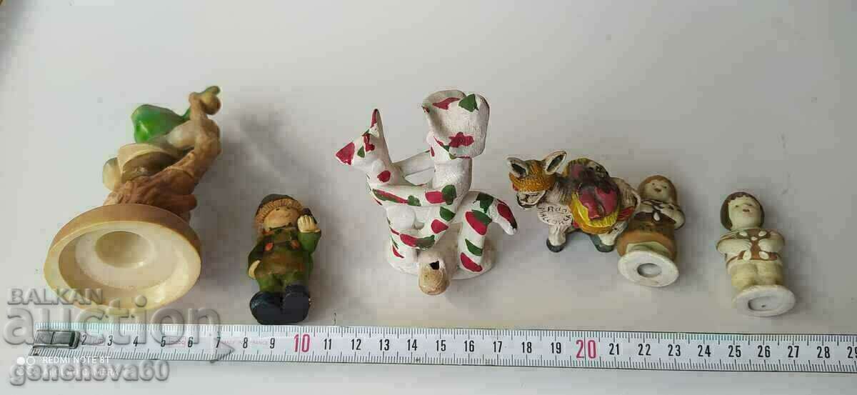 Fluier ceramic și diverse figurine - 6