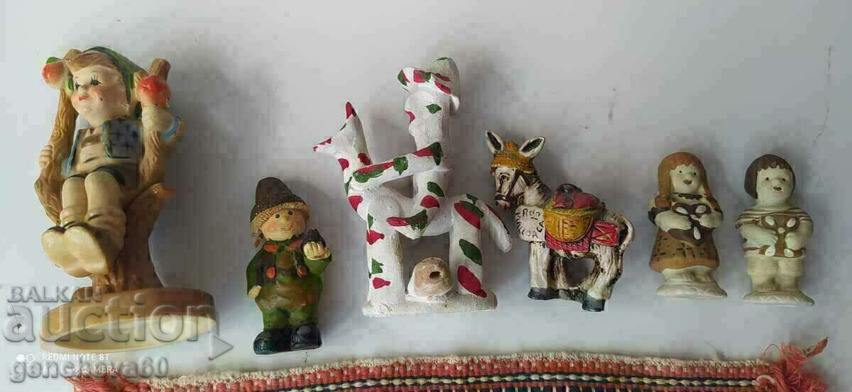 Fluier ceramic și diverse figurine - 7