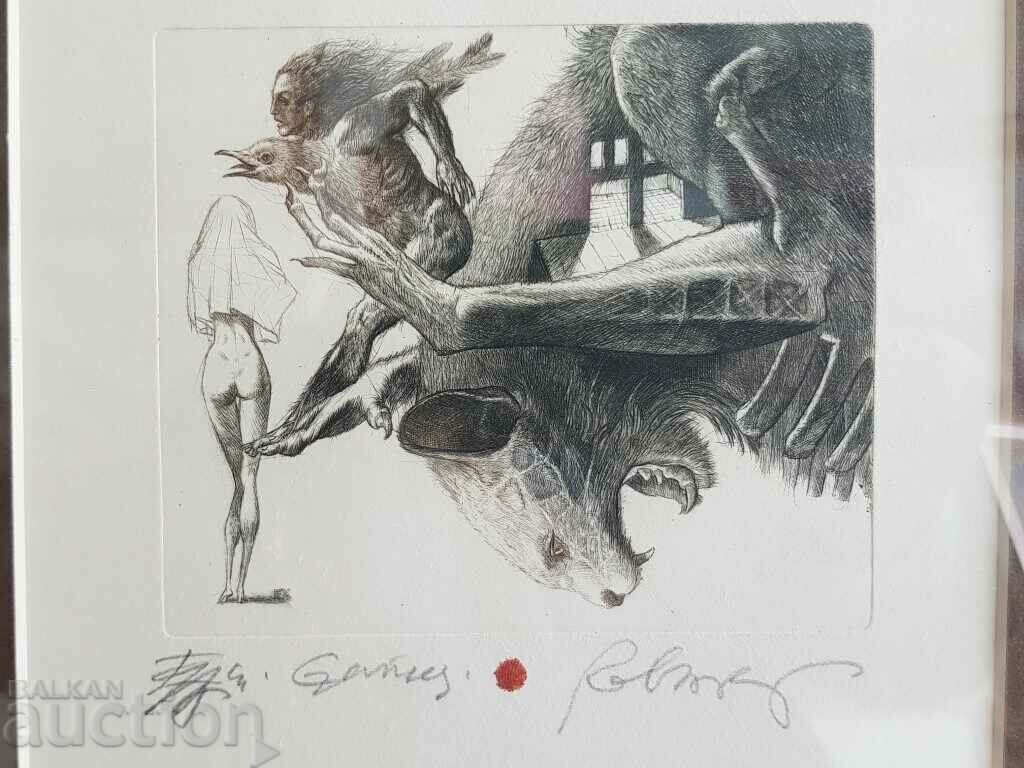 ROBERT BARAMOV 1966 - 2021 Genesis λιθογραφία με τιμή 265.00 BGN | € 135.49