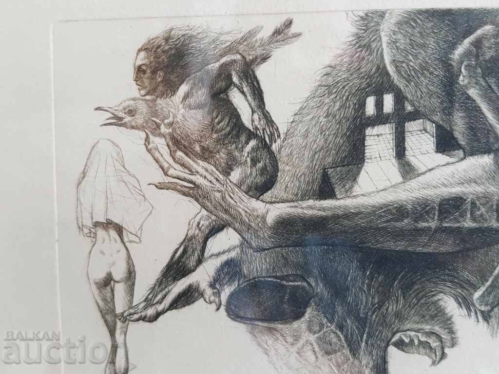 Παράδοση ROBERT BARAMOV 1966 - 2021 Genesis λιθογραφία