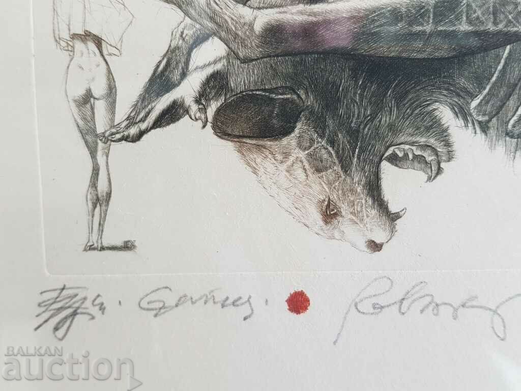 ROBERT BARAMOV 1966 - 2021 Genesis λιθογραφία - 5