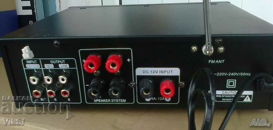 Karaoke Audio Home Amplificator UKC AV-339A + BLUETOOT cu preț 98.50 BGN | € 50.36 Karaoke Audio Home Amplificator UKC AV-339A + BLUETOOT cu preț 98.50 BGN | € 50.36