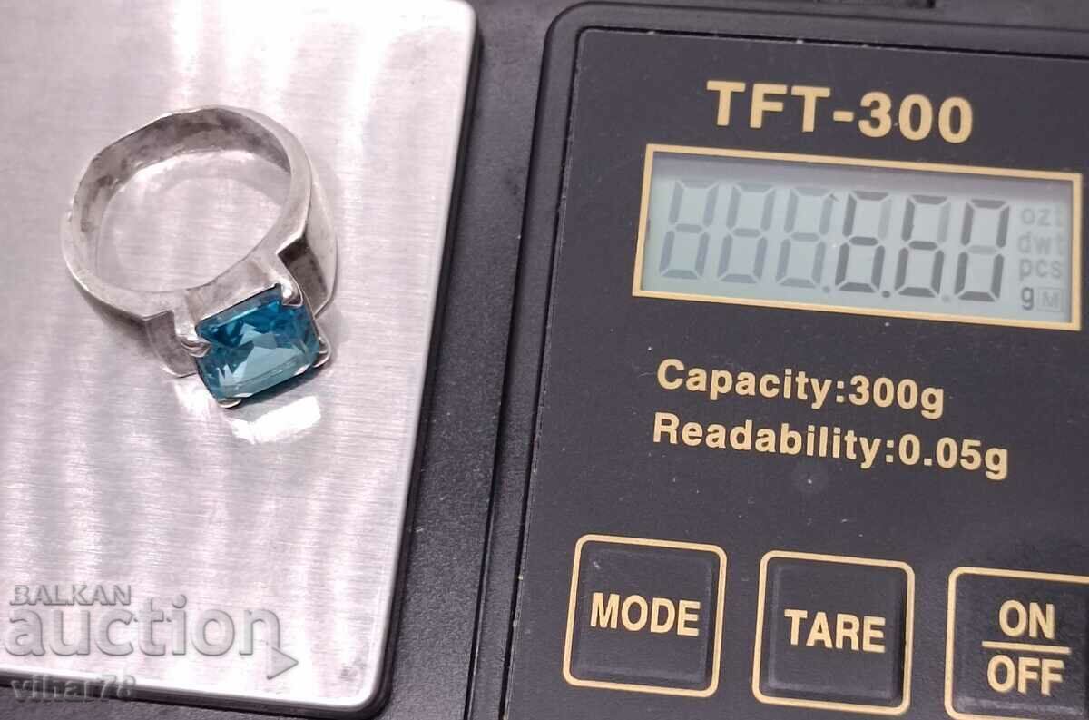 ДАМСКИ СРЕБЪРЕН ПРЪСТЕН - 6