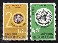 1968. Indonezia. Cea de-a 20-a aniversare a W.H.O.