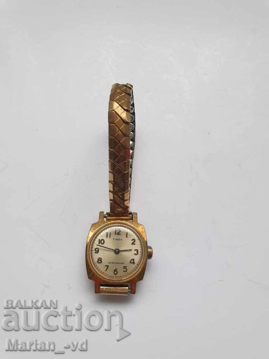 Women's gold-plated Timex mechanical watch with price 60.00 BGN | € 30.68 Women's gold-plated Timex mechanical watch with price 60.00 BGN | € 30.68
