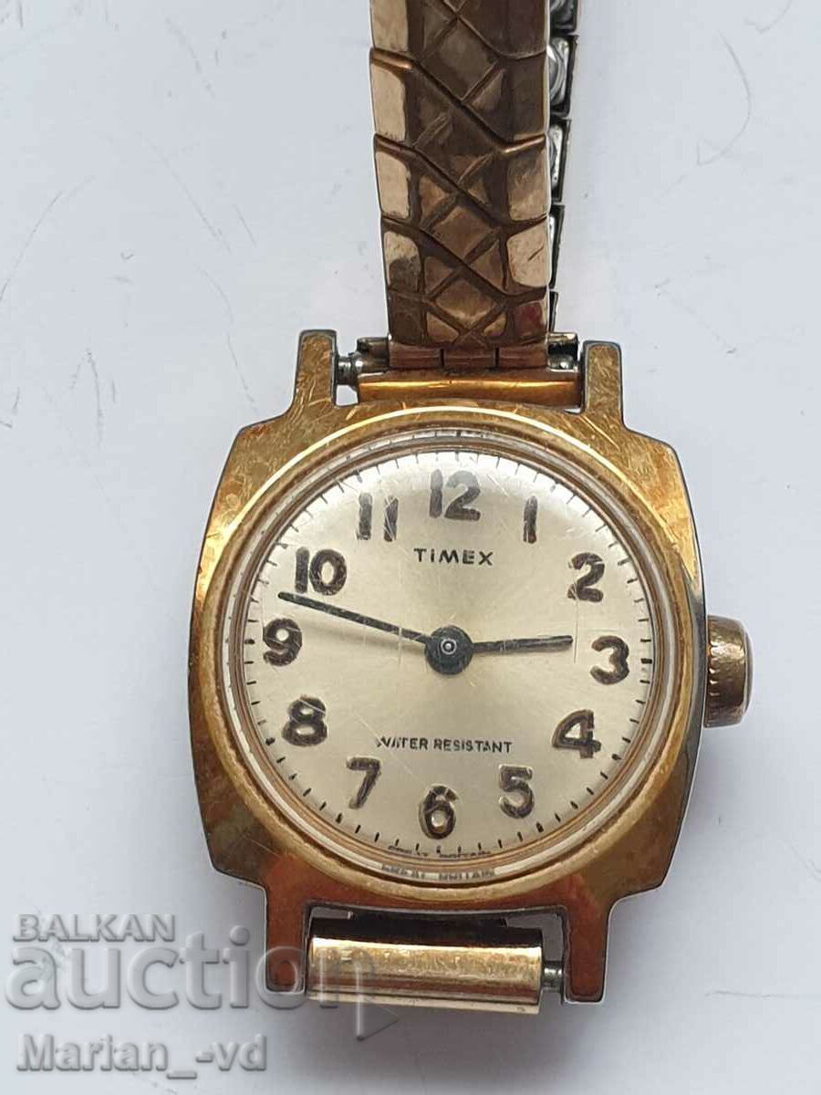 Delivery of Women's gold-plated Timex mechanical watch Delivery of Women's gold-plated Timex mechanical watch