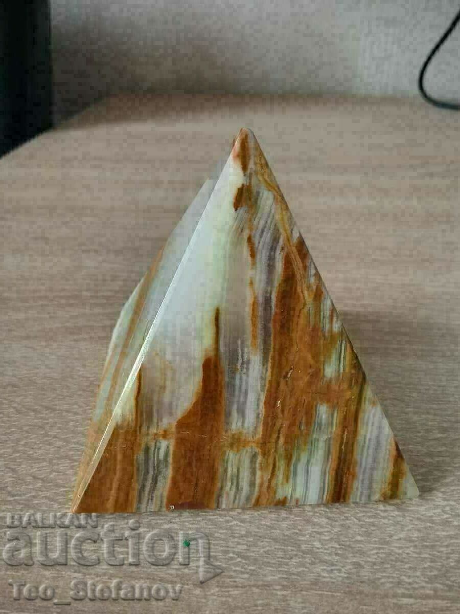 Pyramid of onyx marble