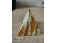 Pyramid of onyx marble