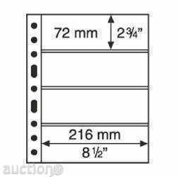 Листа за банкноти/картички GRANDE (DIN A4) - 5 бр./пак.(895)