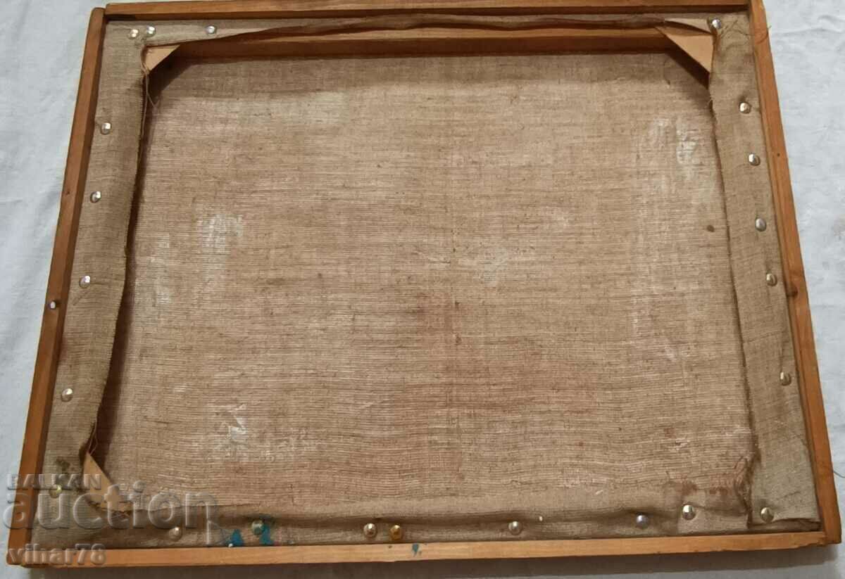 PICTURA VECHE PE PÂNZĂ - 6