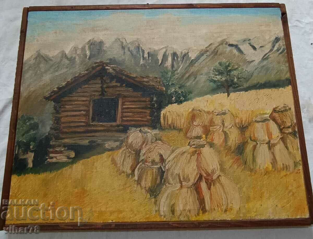 OLD PAINTING ON CANVAS - by personal delivery only
