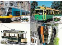 Maps maximum 2014 History electric tram set 4 pcs.