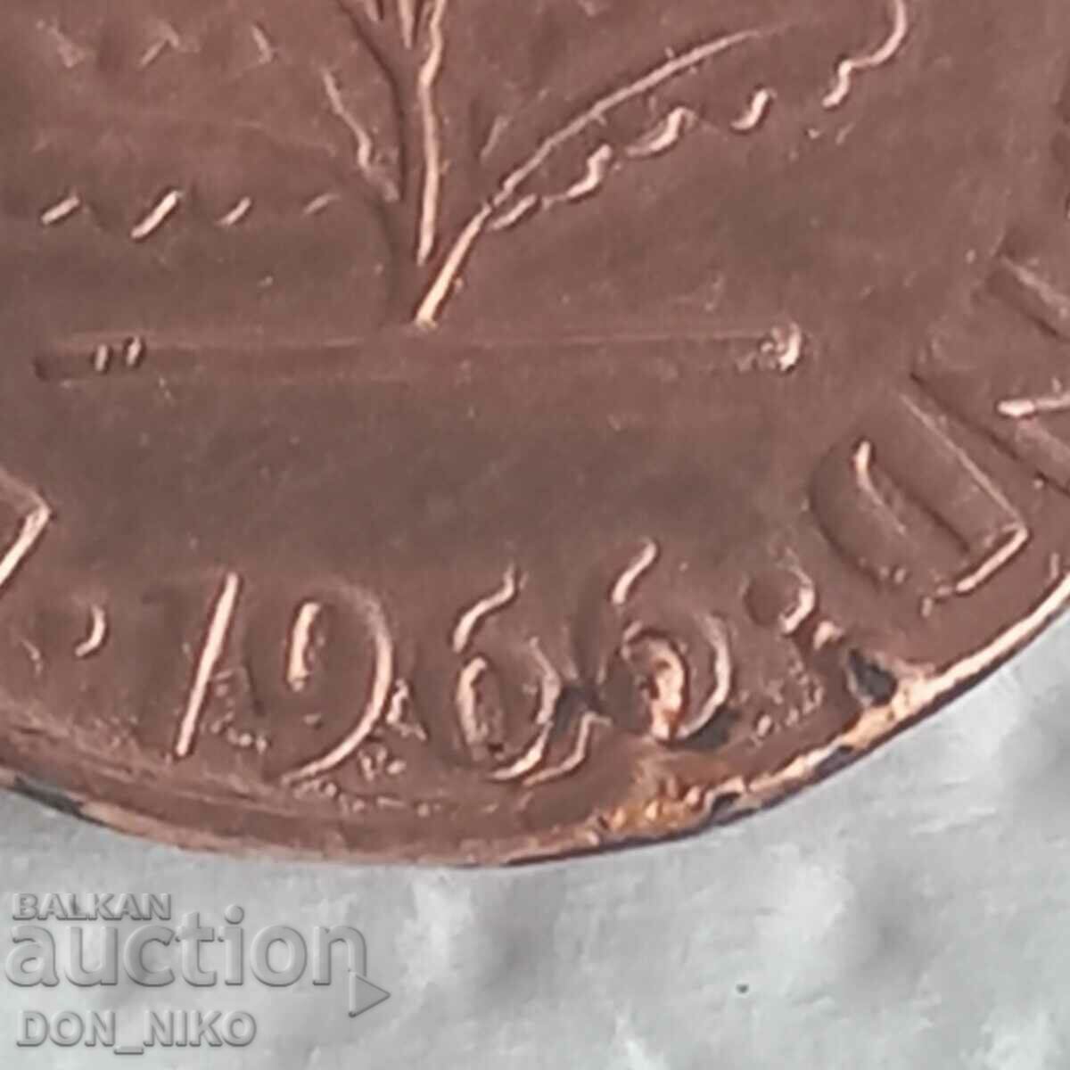 Auction 1 Pfenning 1966 letter D Auction 1 Pfenning 1966 letter D