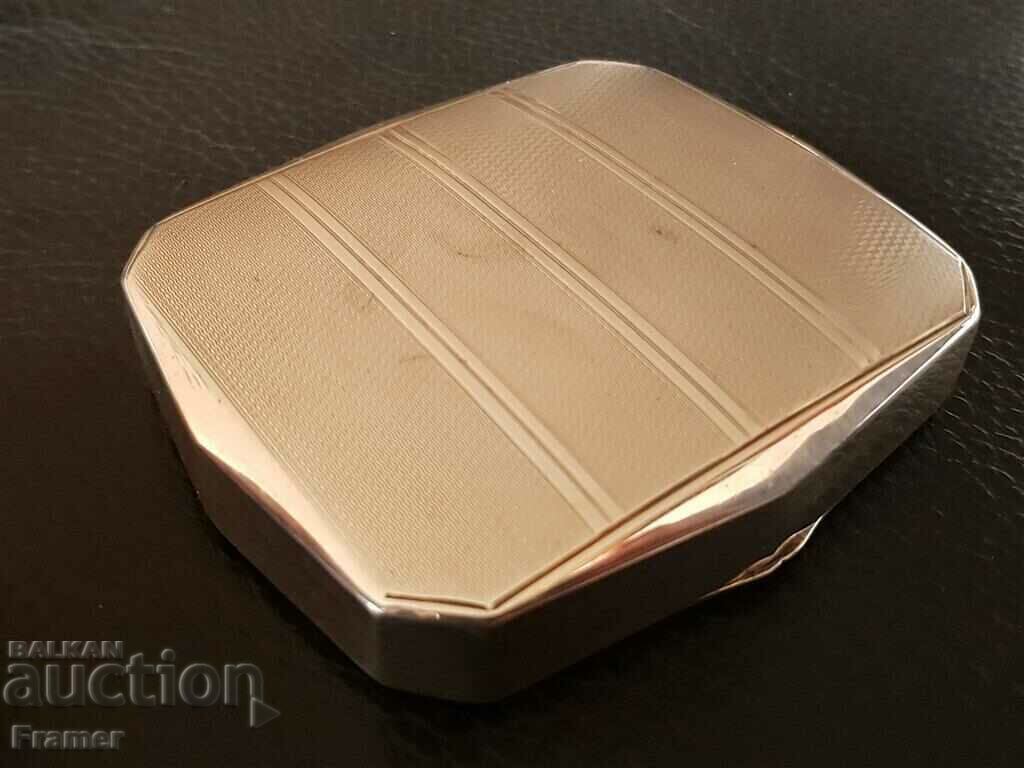 Delivery of Silver enamel silver Art Deco snuff box with silver box Delivery of Silver enamel silver Art Deco snuff box with silver box