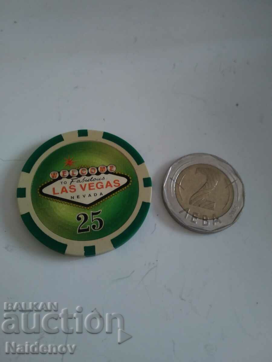 Original Chip token casino las vegas $25 with price 39.99 BGN | € 20.45 Original Chip token casino las vegas $25 with price 39.99 BGN | € 20.45