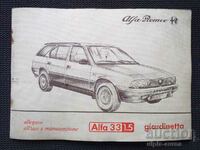 ALFA ROMEO Old brochure 12 pages