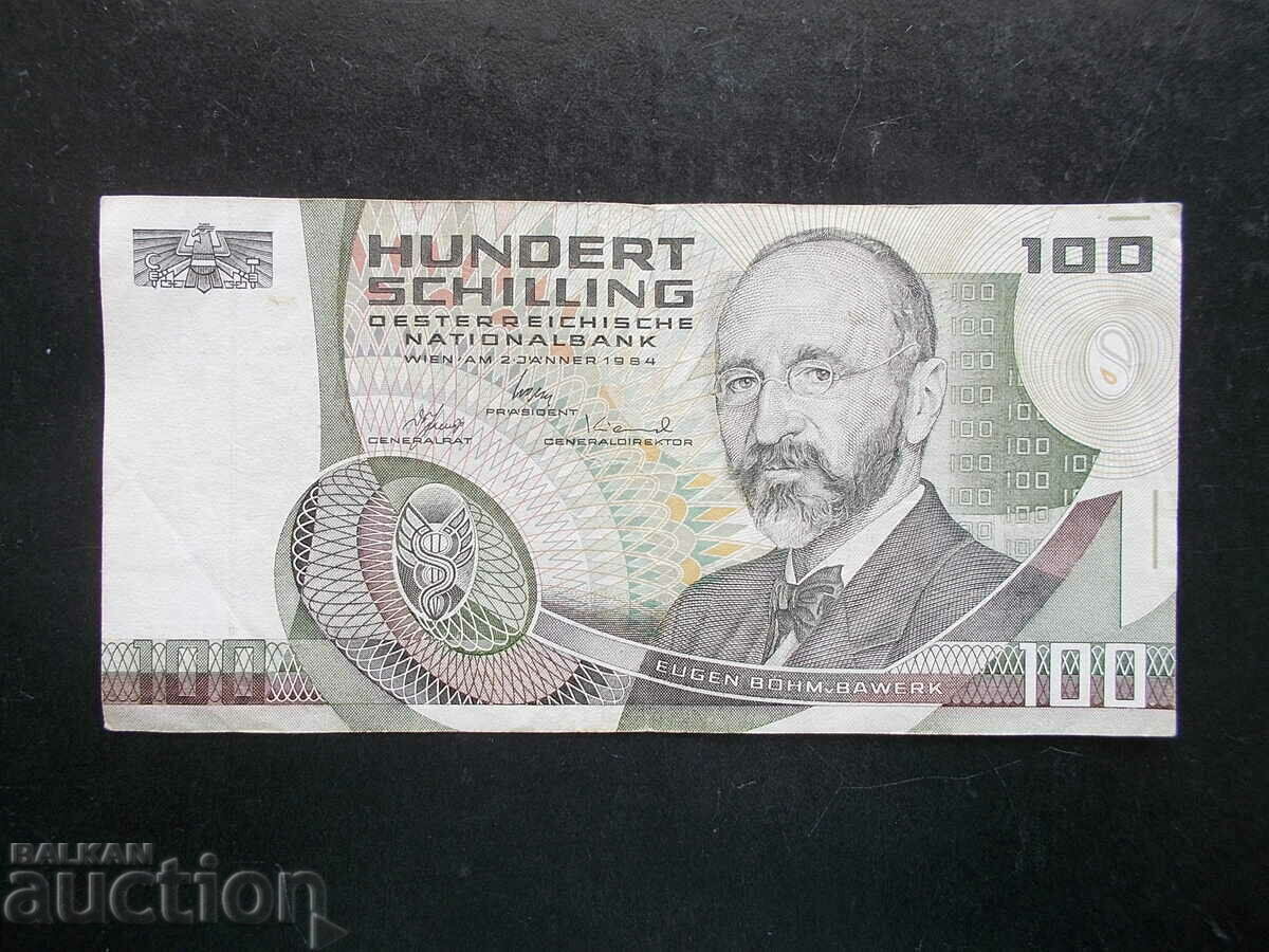 AUSTRIA, 100 schillings, 1984, XF-
