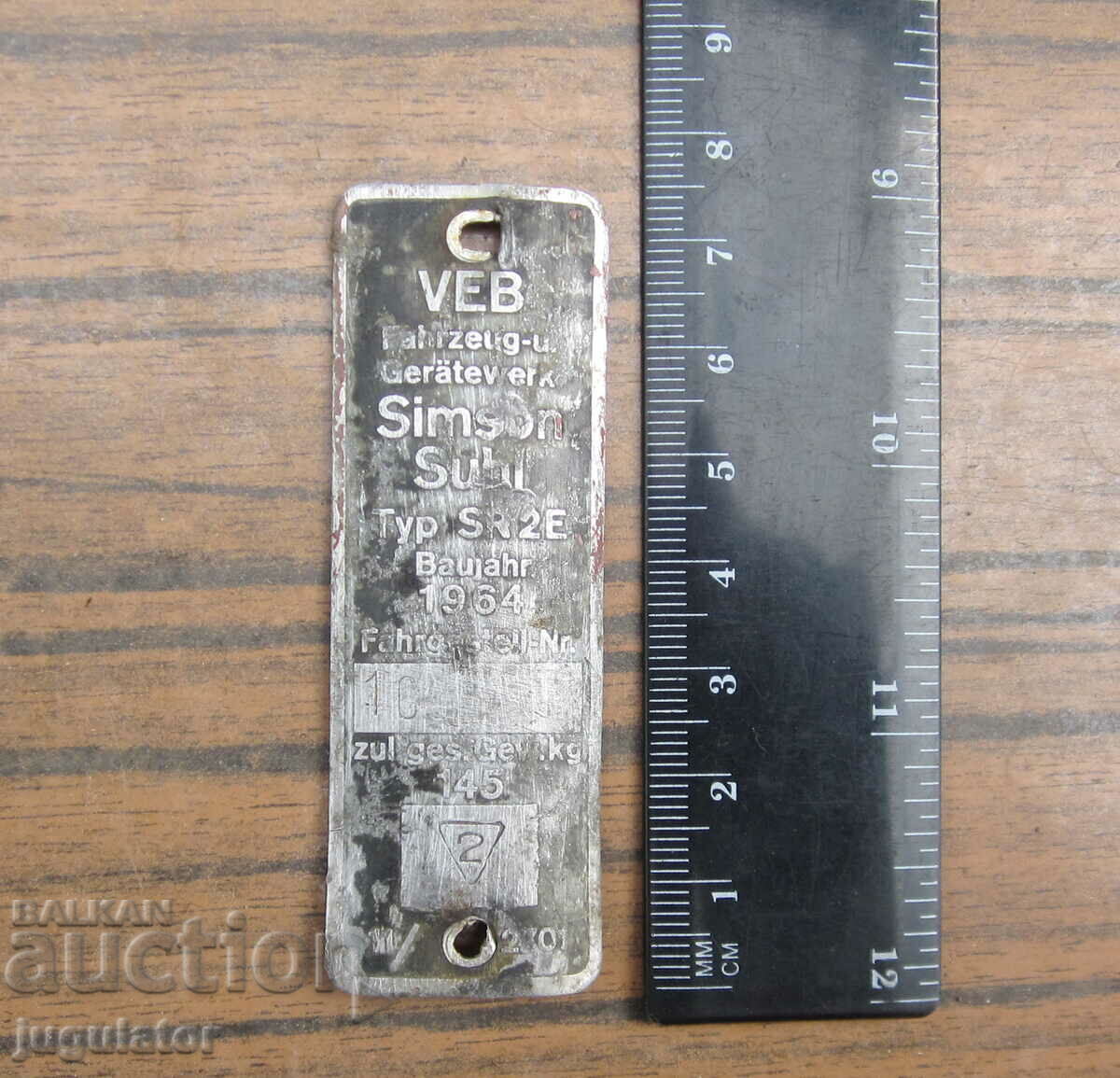 old simson simson 1964 vintage motorcycle emblem - 6 old simson simson 1964 vintage motorcycle emblem - 6