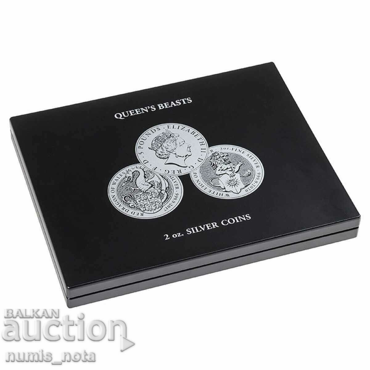 luxury box for 11 coins Beasts of the Queen 2 oz with price 98.00 BGN | € 50.11 luxury box for 11 coins Beasts of the Queen 2 oz with price 98.00 BGN | € 50.11